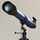 Refractor Telescope 3D Model with Tripod - 3DOcean Item for Sale